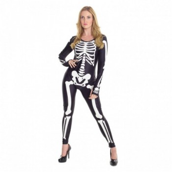 Skelett Morphsuit für Frauen