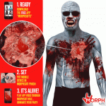 Zombie Morphsuit mit schlagendem Herz