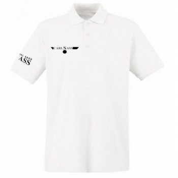 Herren Polo-Hemd "Richard" L4Kb schwarze Motive Regular-Fit Baumwoll-Mix von SASS