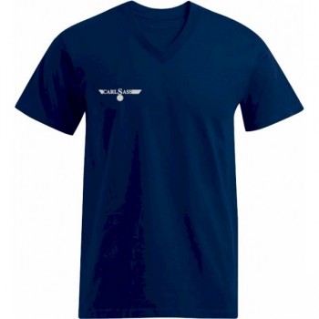 Herren T-Shirts "Ferdi" L4Ksil V-Ausschnitt Regular-Fit Baumwoll-Mix von SASS