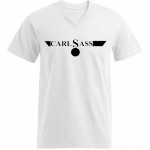 Herren T-Shirts "Ferdi" L4b V-Ausschnitt Regular-Fit Baumwoll-Mix von SASS