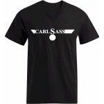 Herren T-Shirts "Ferdi" L4w V-Ausschnitt Regular-Fit Baumwoll-Mix von SASS