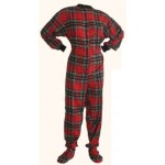 Schlafoverall (Flanell) RED AND BLACK