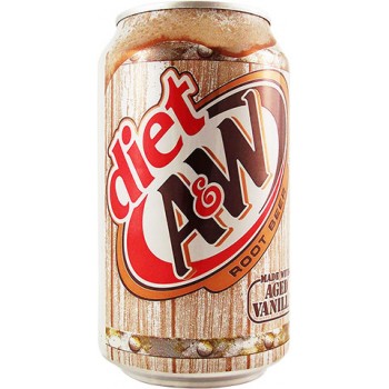 A&W Root Beer Diet 12 FL OZ (355 ml) 24 Stück inkl Pfand