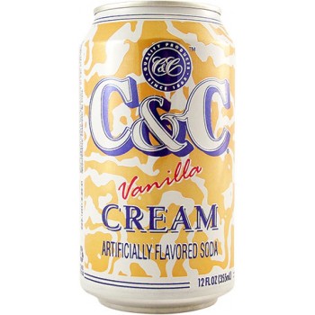 C&C Black Cream Soda 12 FL OZ (355ml) 24 Dosen inkl. Pfand AUSVERKAUFT