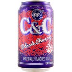 C&C Black Cherry Soda 12 FL OZ (355ml) 24 Dosen inkl. Pfand